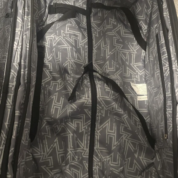OGIO Black Travel Backpack with Silver Accents